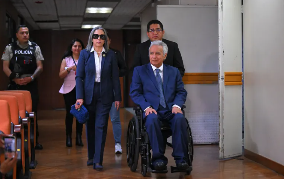 Ecuador sentences ex-president Moreno to five years in jail 