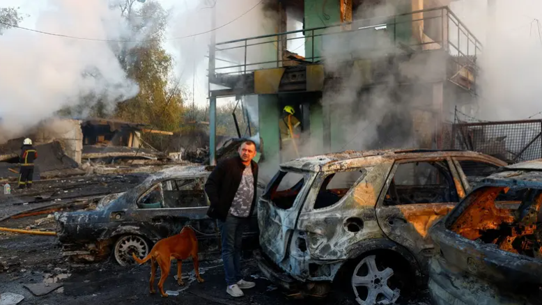Russia hits Ukraine with drones and missiles, killing at least eight