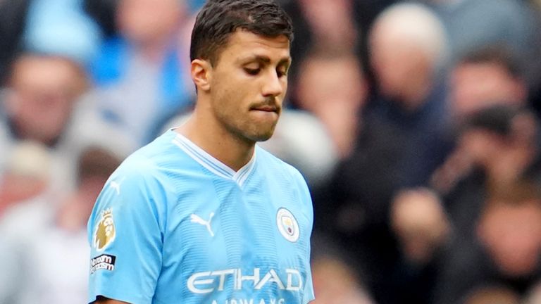 Man City: Rodri to miss Arsenal clash after sending off against Nottingham Forest 