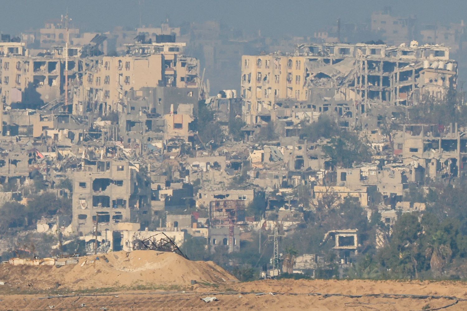11 Palestinians killed as war-damaged building collapses in Gaza City
